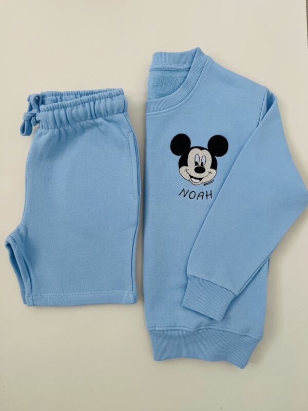 Mickey Mouse Sweatshirt/Shorts Set
